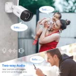 Kit de 4 Camaras Wifi sin cables + Grabador de 1 Tera Clienty.