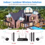 Kit de 4 Camaras Wifi sin cables + Grabador de 1 Tera Clienty.