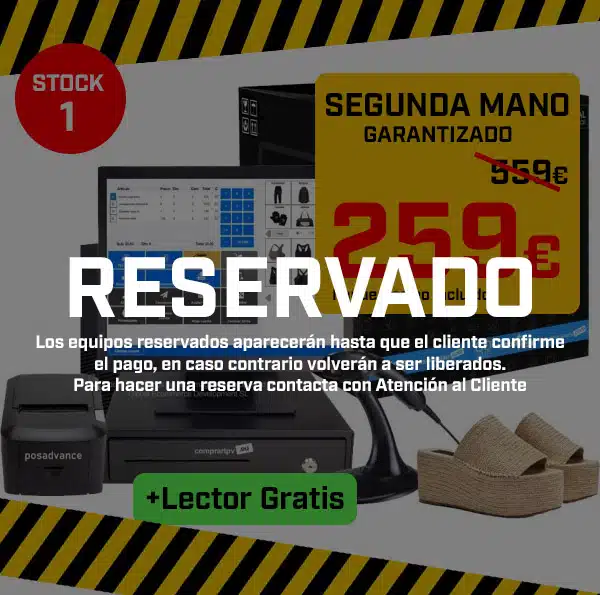 TPV liquidación reservado