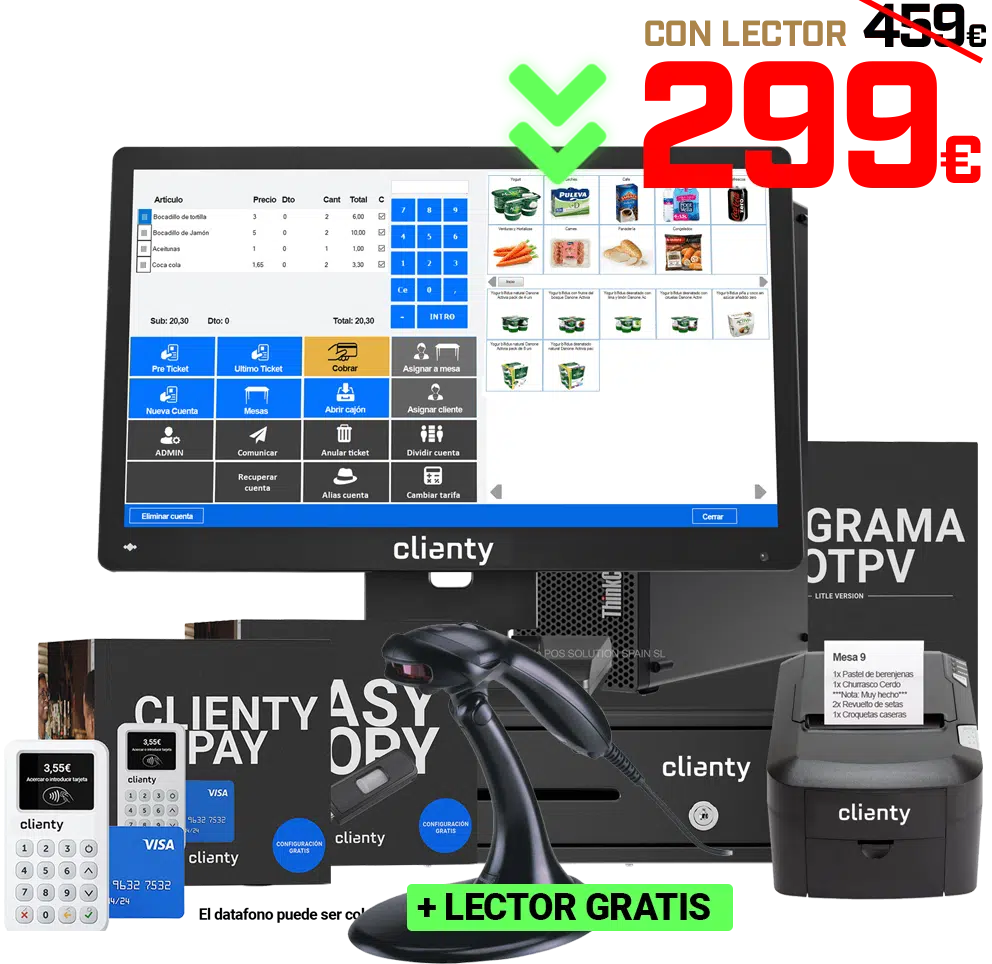 comprar tpv para supermercado y alimentacion