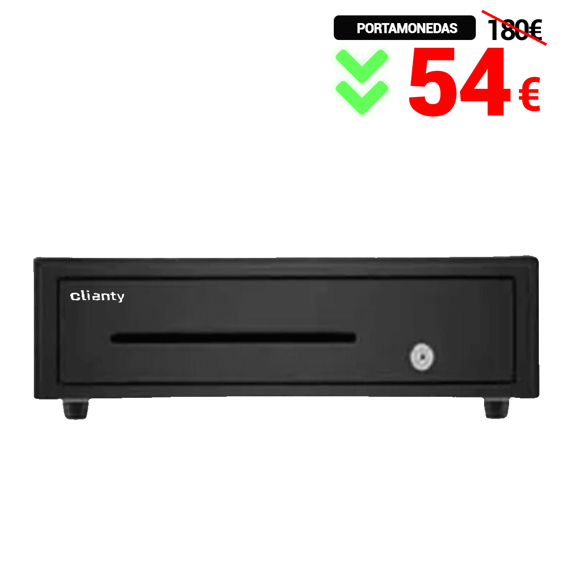 Cassetto Portamonete 10POS Modello LB-405B1 – Nero Con Sicurezza E 5 Scomparti
