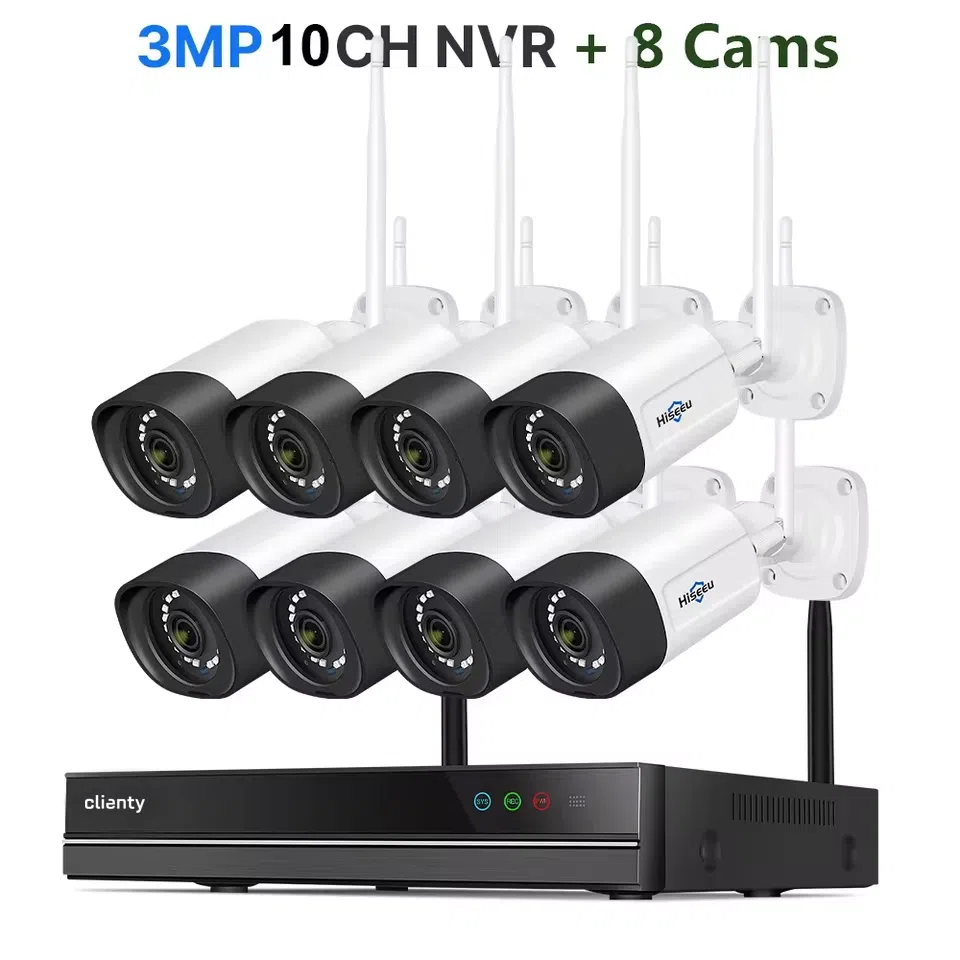 pack 8 camaras wifi hisseu clienty