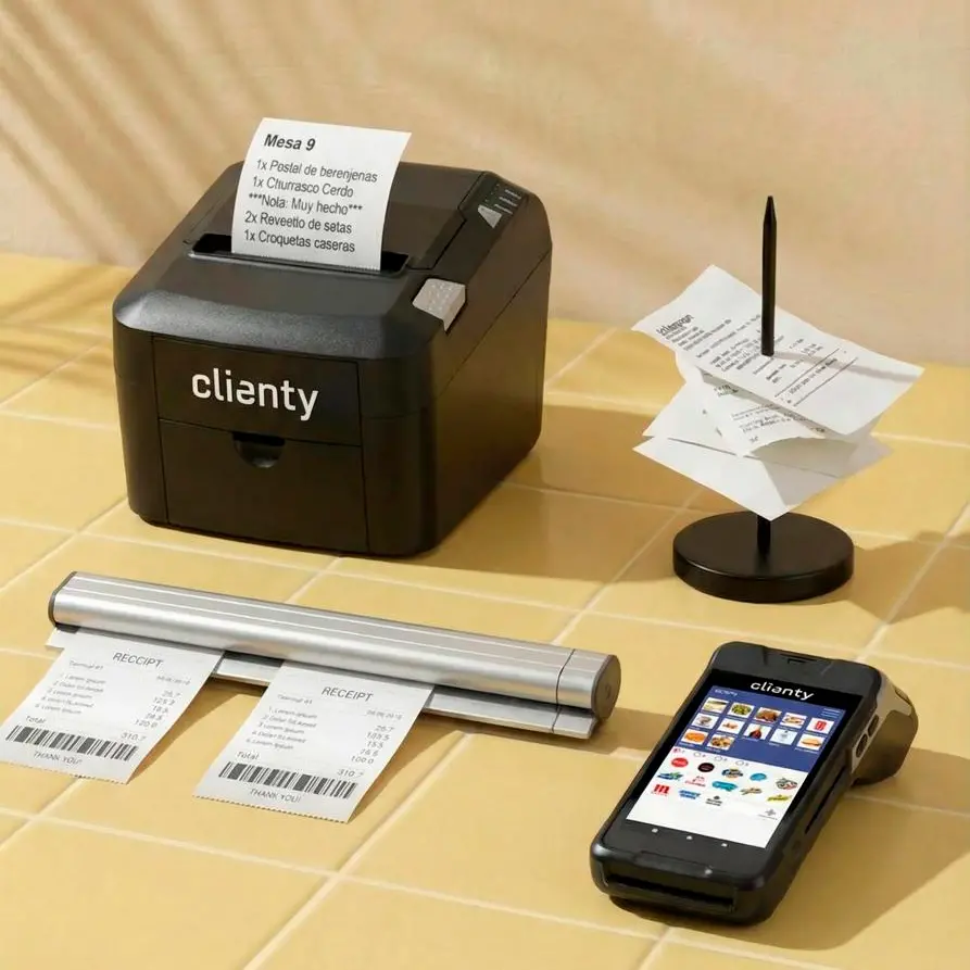 Descubre nuestro nuevo pack de comandas que incluye una impresora de cocina y accesoriios.