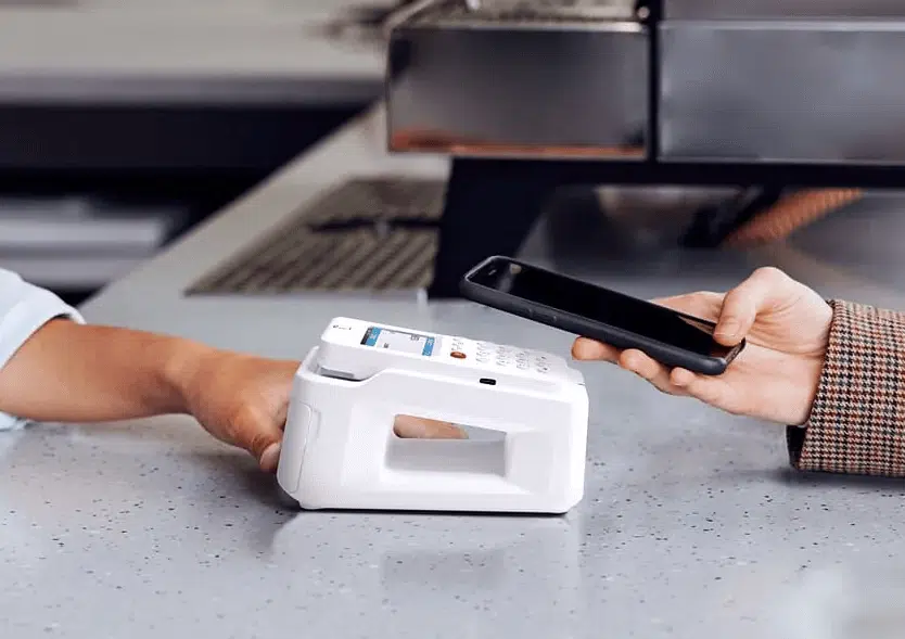 Ultimo datafono pos con base para todo negocio