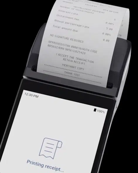 Datafono pro con impresora integrada