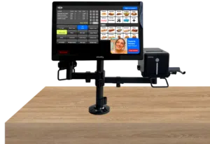 TPV Flex para hostelería con brazos articulados