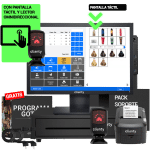 Tpv para peluquería con pantalla táctil para un uso más sencillo y rápido y lector omnidireccional de códigos