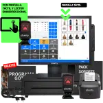 Tpv para peluquería con pantalla táctil para un uso más sencillo y rápido y lector omnidireccional de códigos