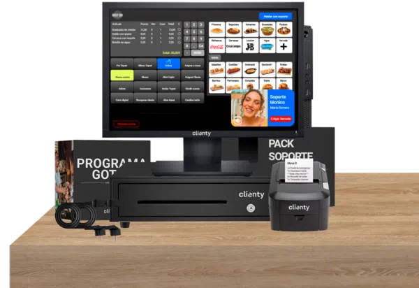 TPV táctil Amazonas para hostelería