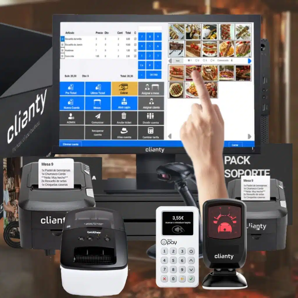 complementos para tpv registradora de restaurante kebab