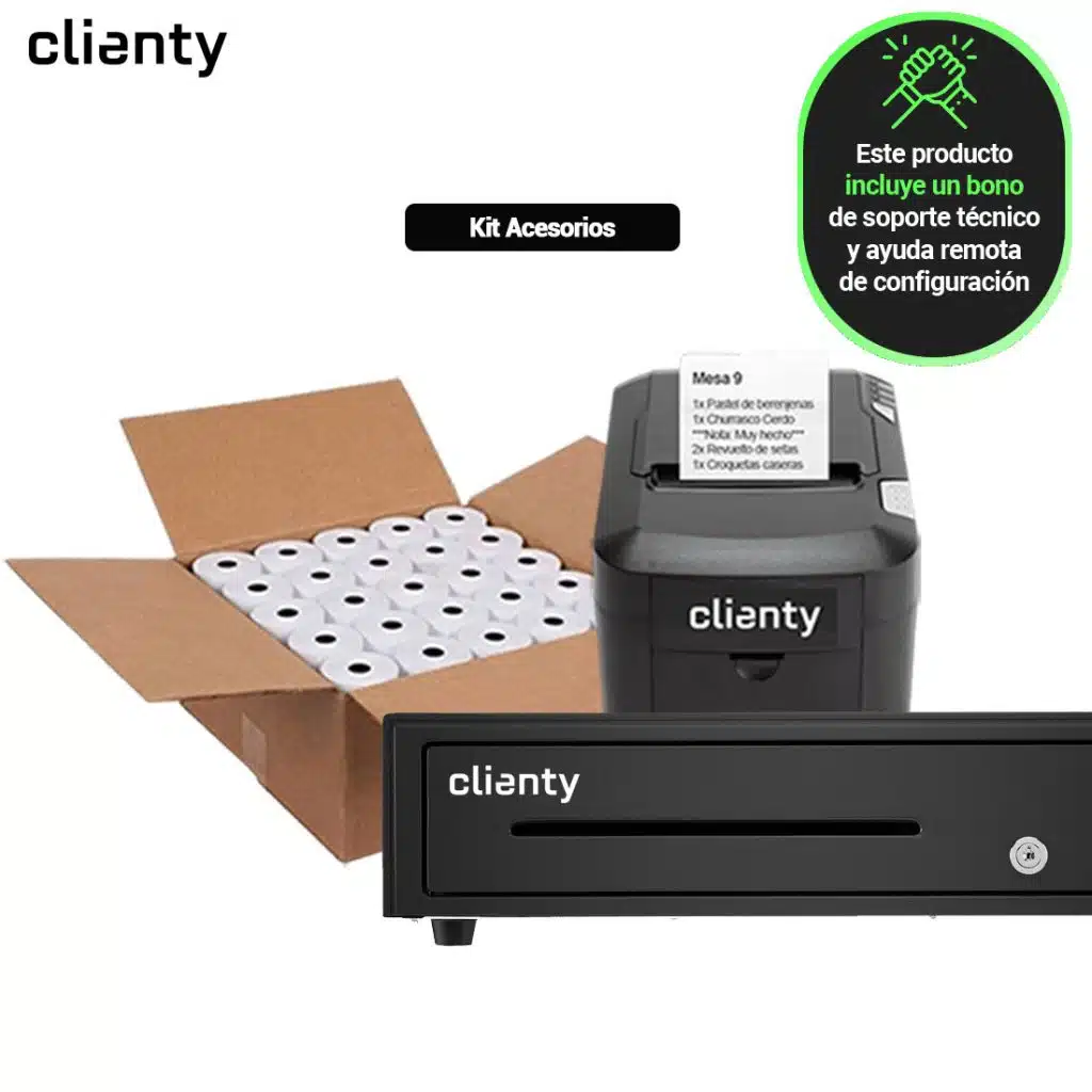 Kit accesorios para TPV (No incluido TPV)