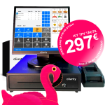 tpv tactil en oferta con cajon portamonedas e impresora térmica de tiquets segunda mano
