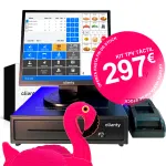 tpv tactil en oferta con cajon portamonedas e impresora térmica de tiquets segunda mano