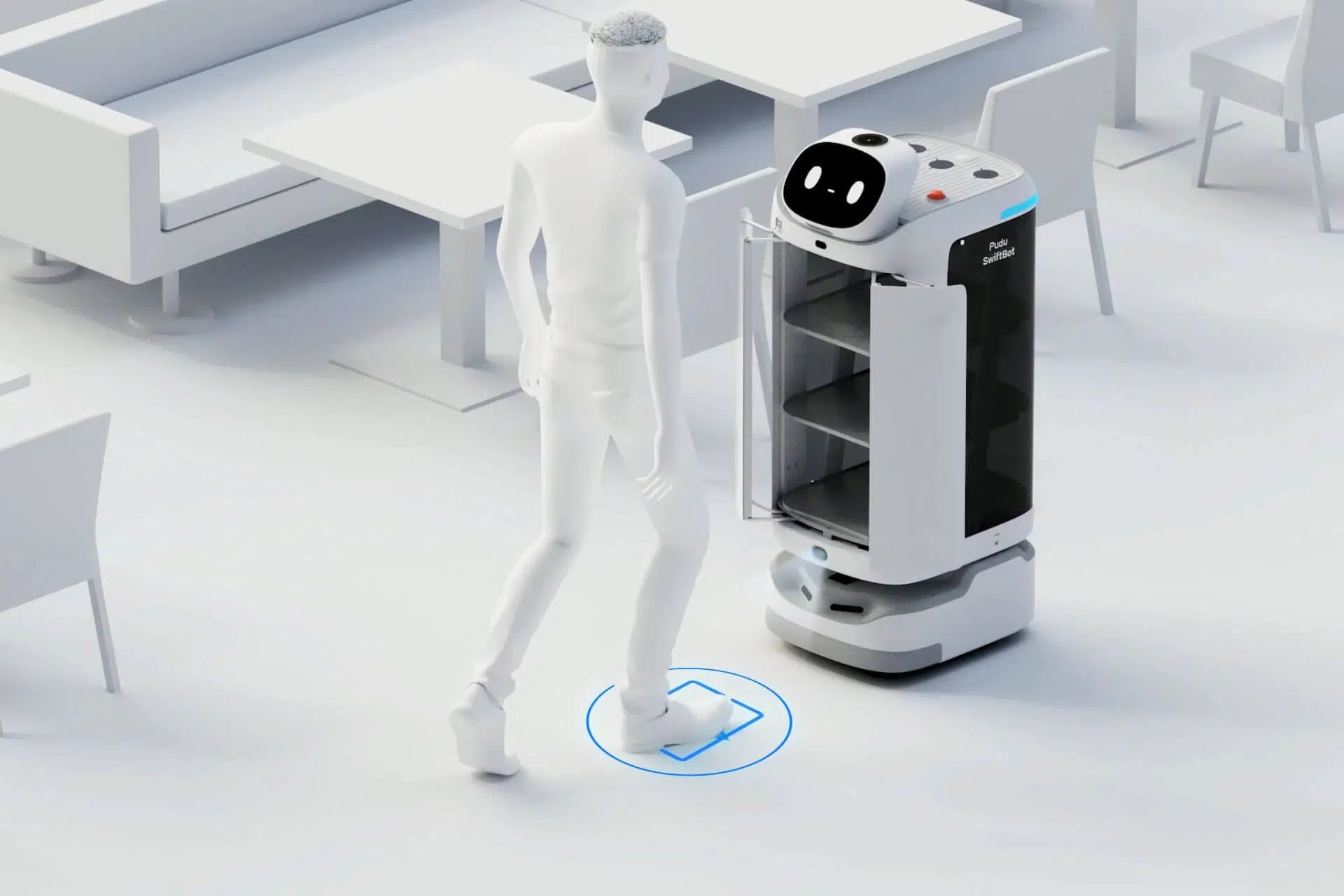 swiftbot puerta paso