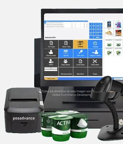 TPV para supermercados y alimentación